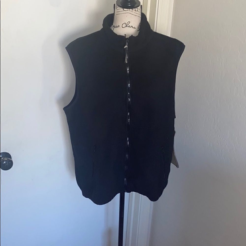 Colorado Trading and Clothing Co Black Fleece Vest